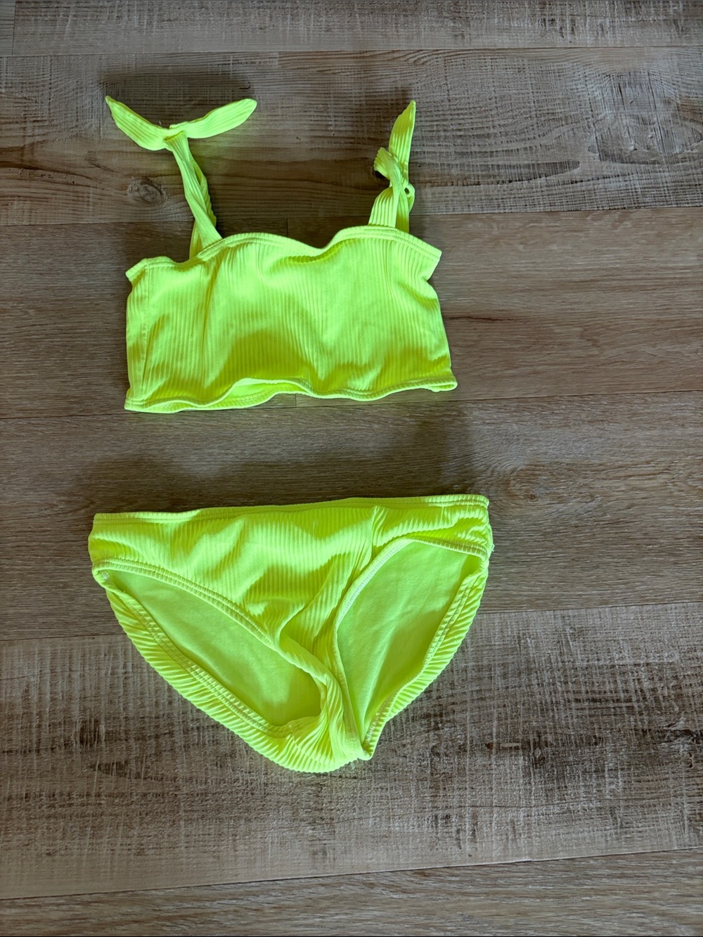 Gap Kids Neon Yellow Two-Piece Swim Set Size M